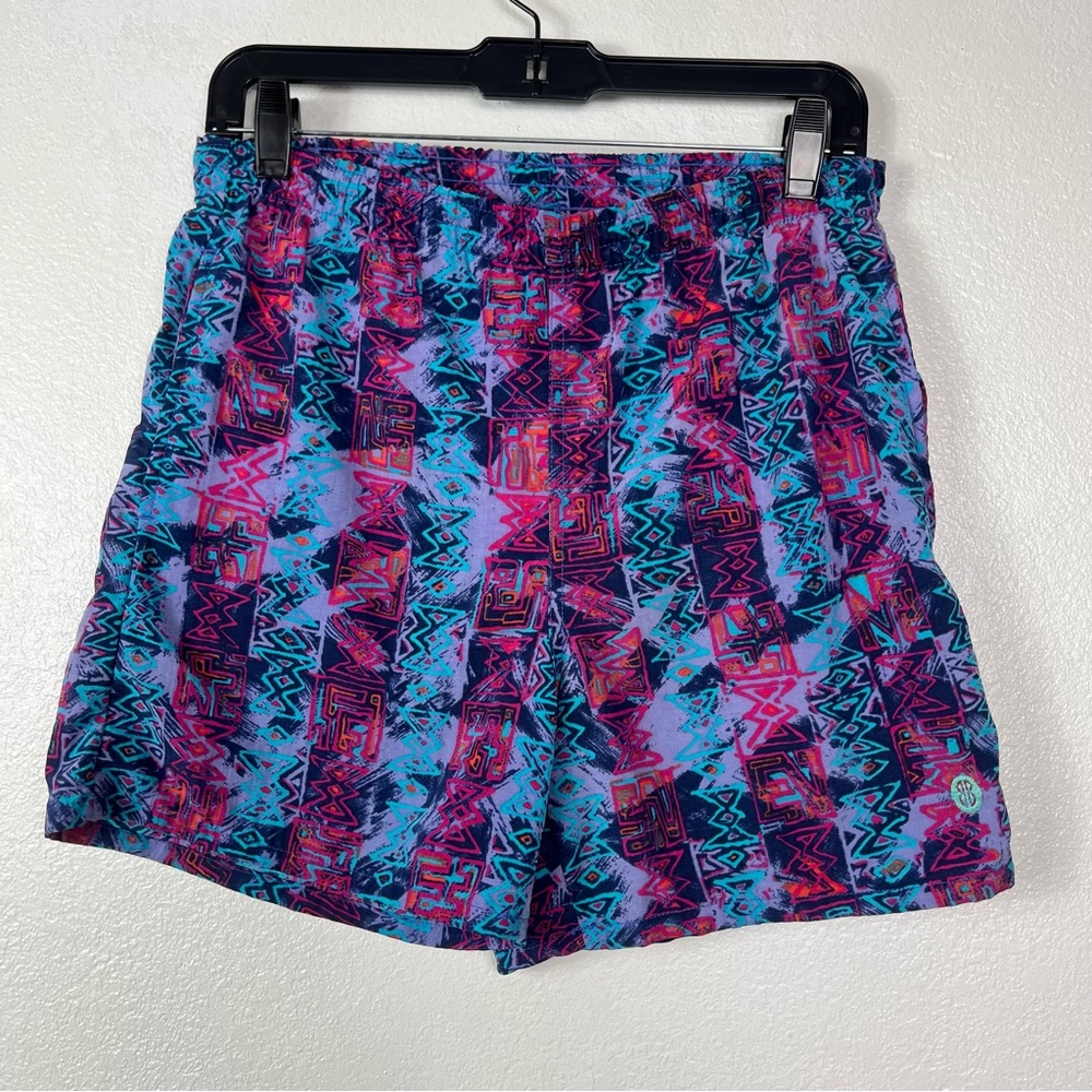 Bill Blass Retro Funky Swim Trunks Fresh Prince Men’s Small